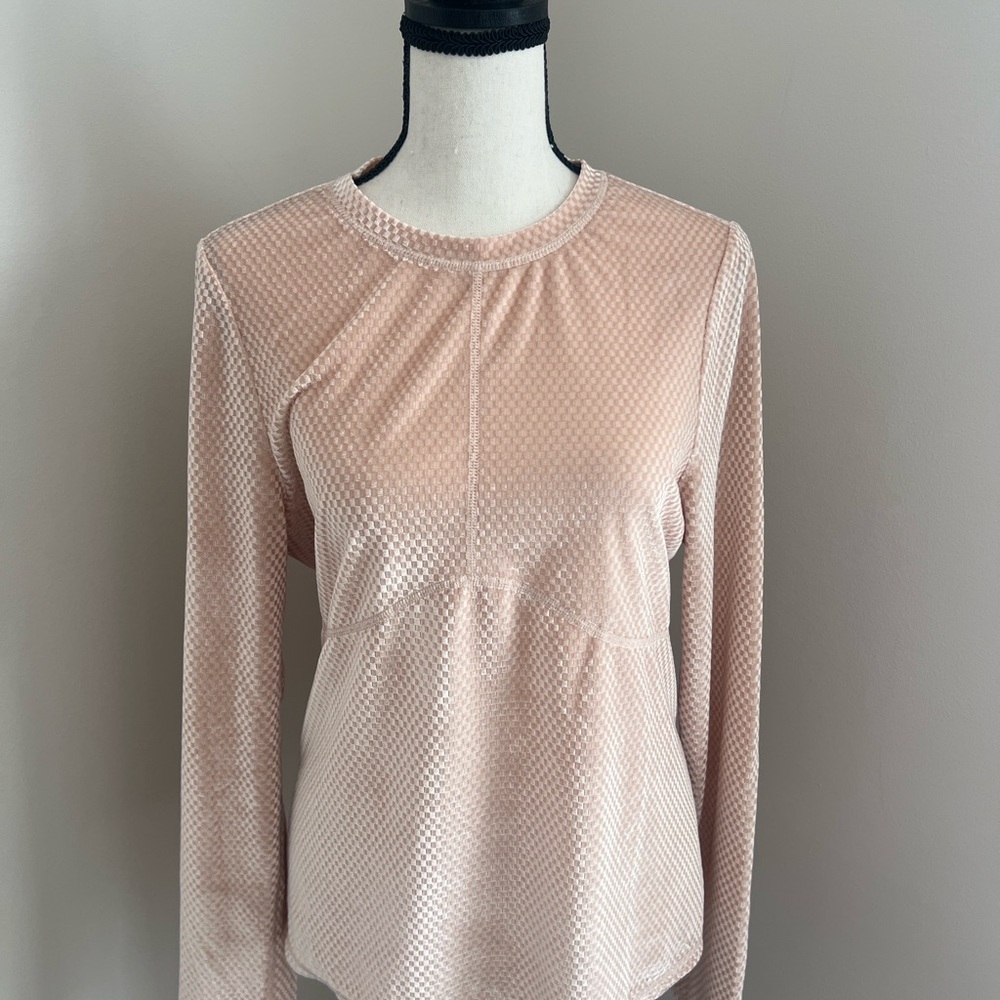 Fabletics 💗 Textured velour top
